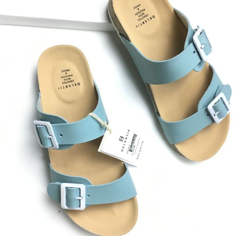 qa✧Harga Murah❉↑ Sandal Sendal Selop Santai Cantik Wanita Cewek Teplek Slobong Rainbow Ukuran 35 36 