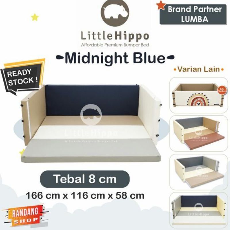 [PRELOVED] - Little Hippo Bumper Bed Partner Lumba Playmat) / Bumpermat Tebal 7.5 Cm