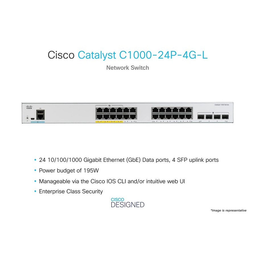 Cisco Catalyst 1000 Series Switch C1000-24P-4G-L