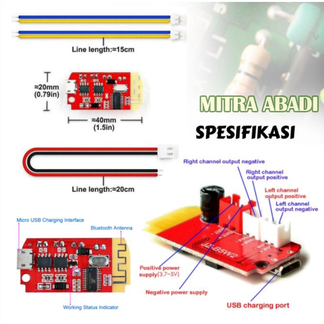 Dreambrown_ Dw - Ct14 Mini Stereo Bluetooth Power Amplifier Board