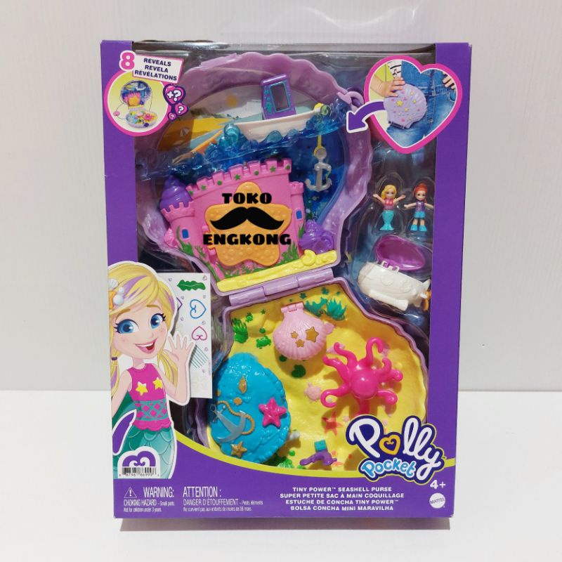 POLLY POCKET TINY POWER SEASHELL PURSE