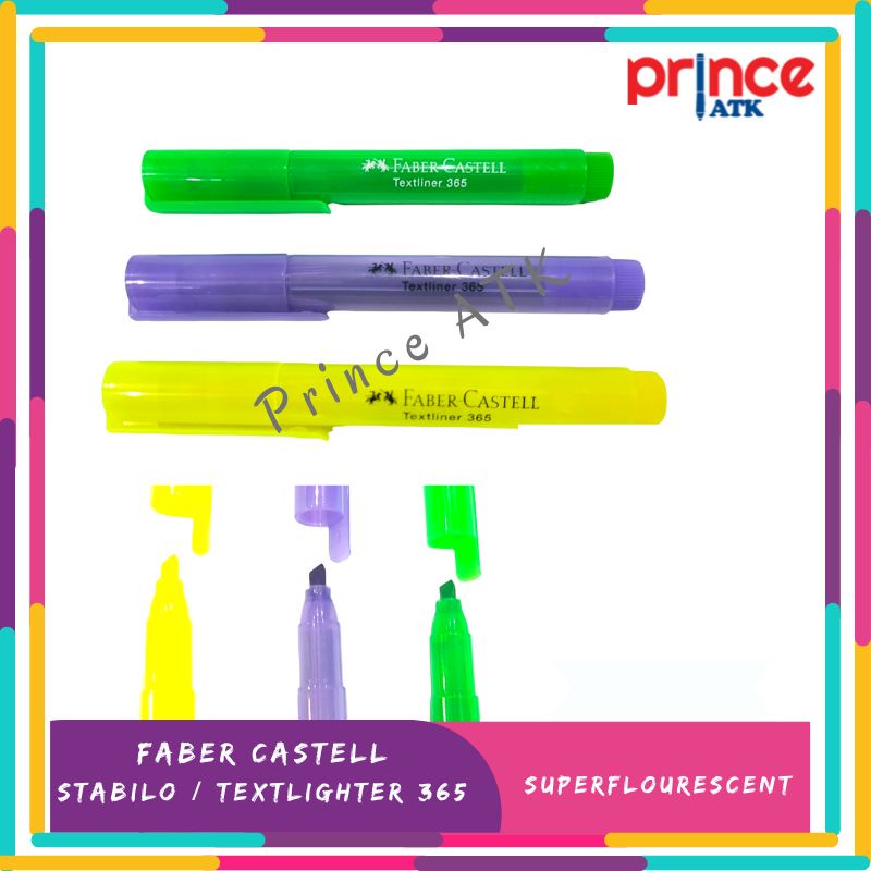 

FABER CASTELL TEXTLINER 365 / STABILO SUPERFLOURESCENT