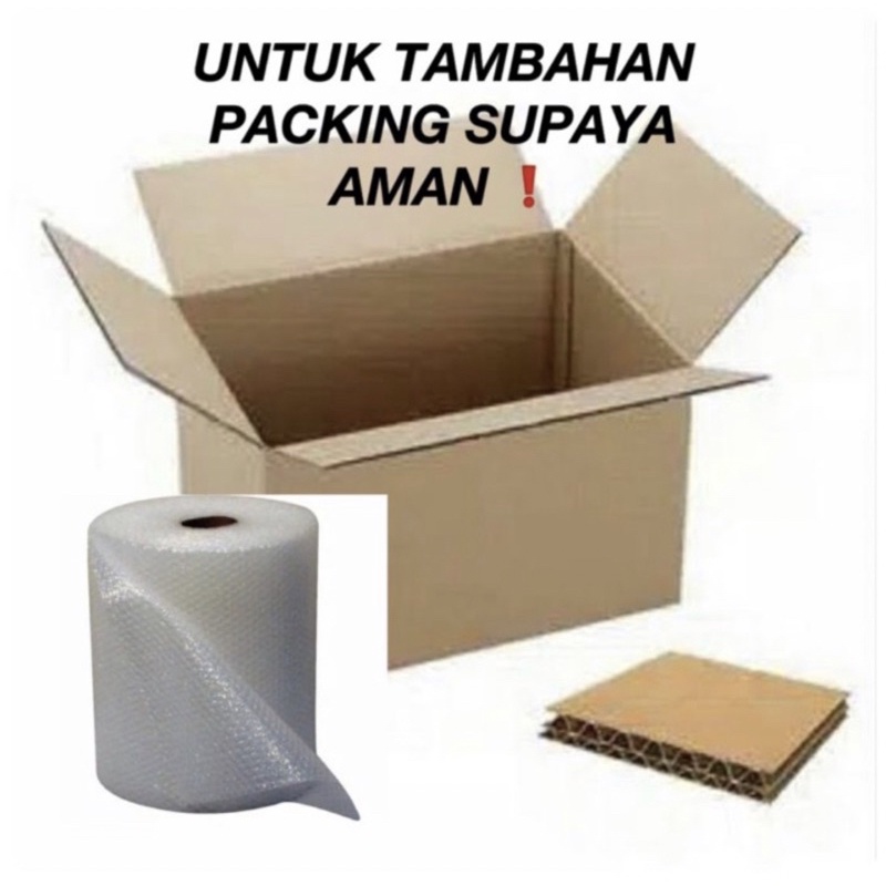 

tambah dus atau bubble wrap