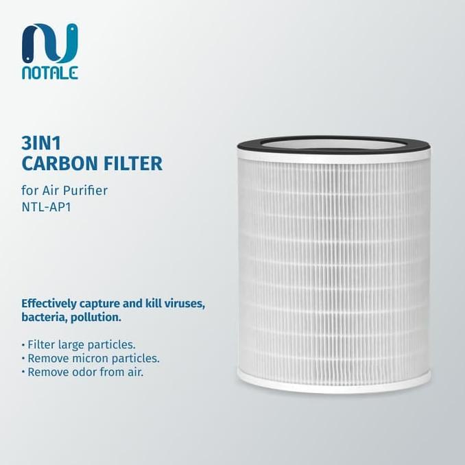 Notale Replacement HEPA Filter Pengganti For Air Purifier Notale