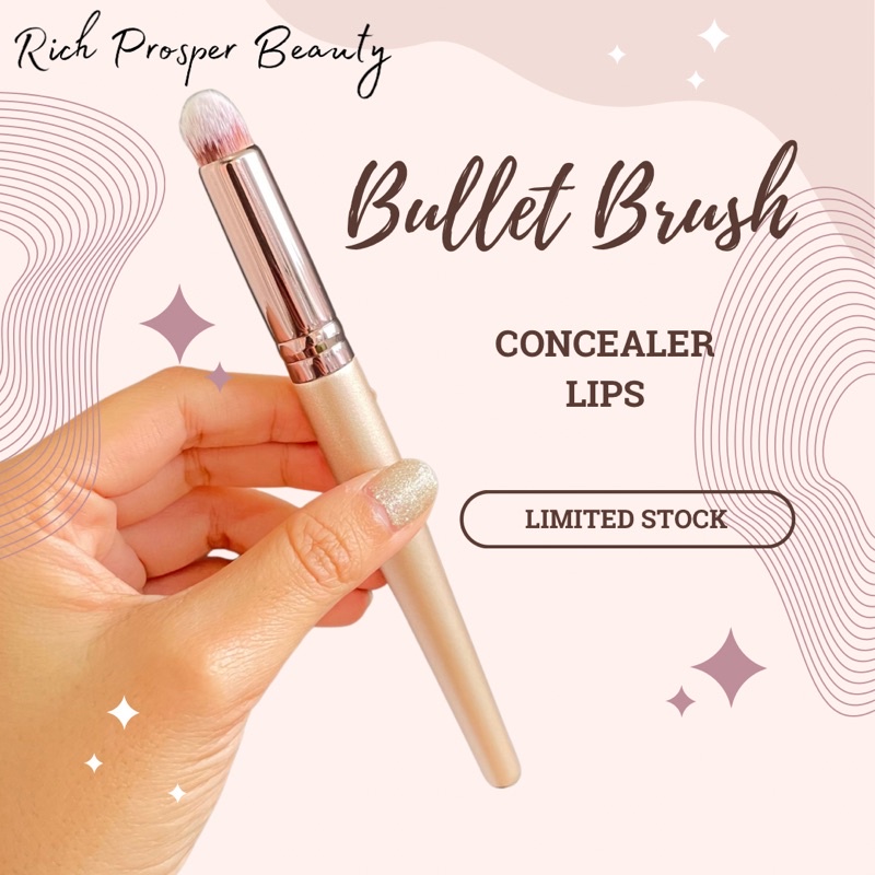 1Pc Bullet Concealer Makeup Brush Round Head Cosmetics Blending Brushes Powder Foundation Professional Non-marking Make Up Tools A352