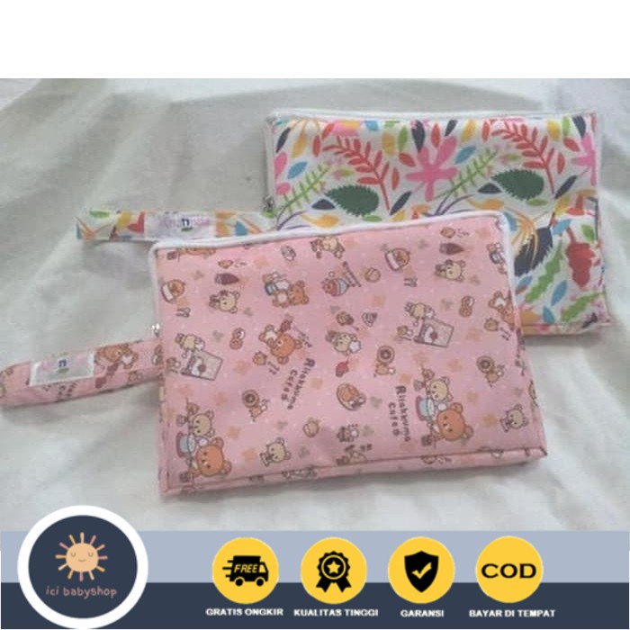 ❤ ICI BABYSHOP ❤ feminim Wetbag Anannda tas serbaguna penyimpan menspad menstrual pad