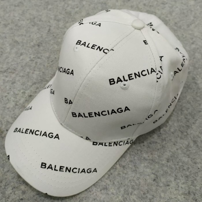 Original - Topi Balenciaga Cap Baseball Putih White Original Asli Ori Classic New