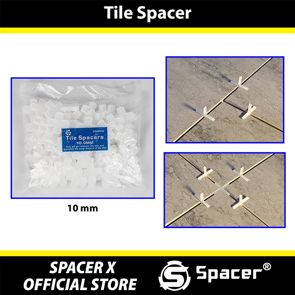 Tile Spacer 10 mm Nat Keramik Alat Pemberi Jarak Nat Kramik Granit