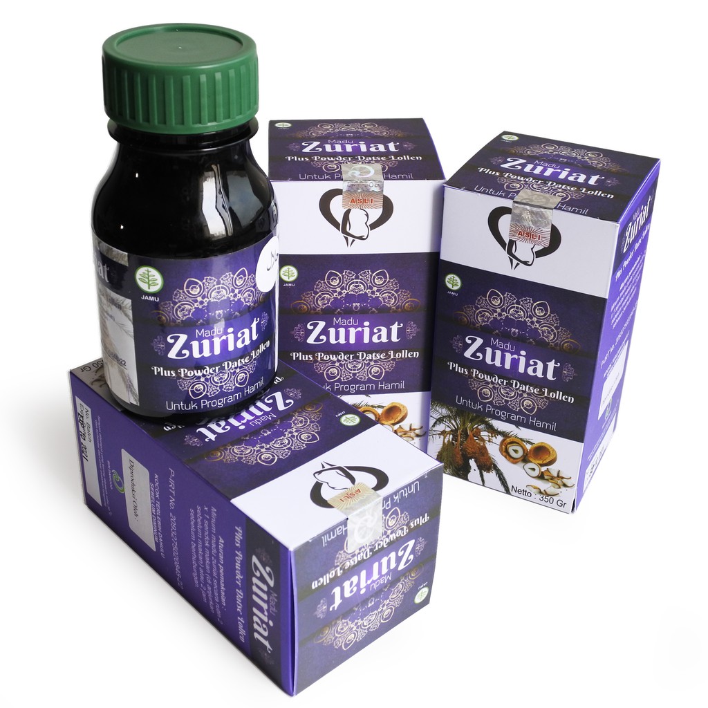 Madu Zuriat 350 Gram Penyubur Herbal Zuriat Promil Asli