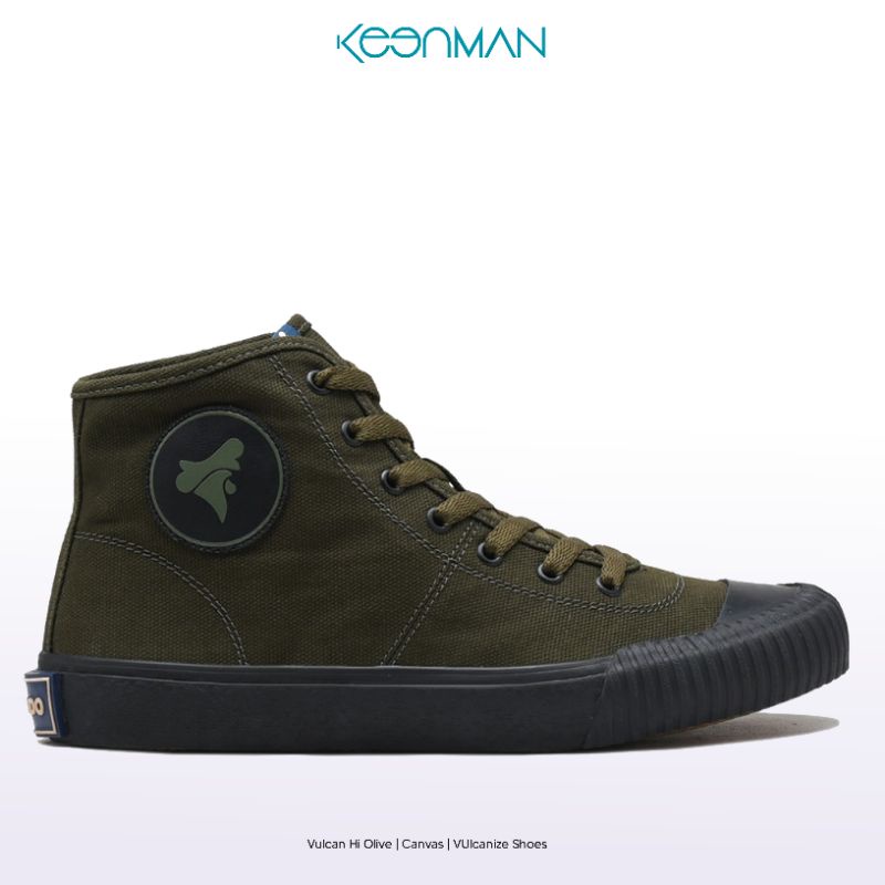 Brodo Vulcan HI Olive Black BS - Sepatu Vulcanize
