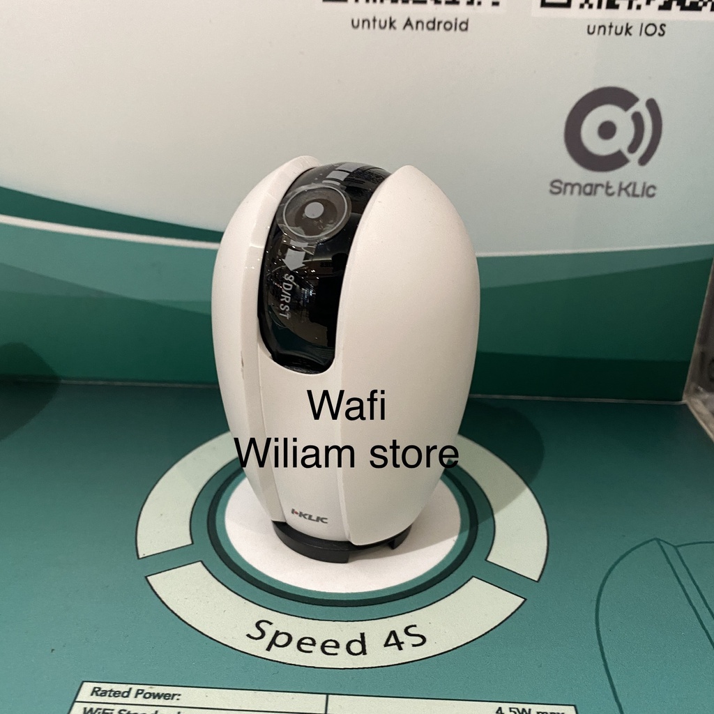 Krisbow I-klicSmart IP Camera Indoor Outdoor PTZ CCTV Wifi full HD 1080p