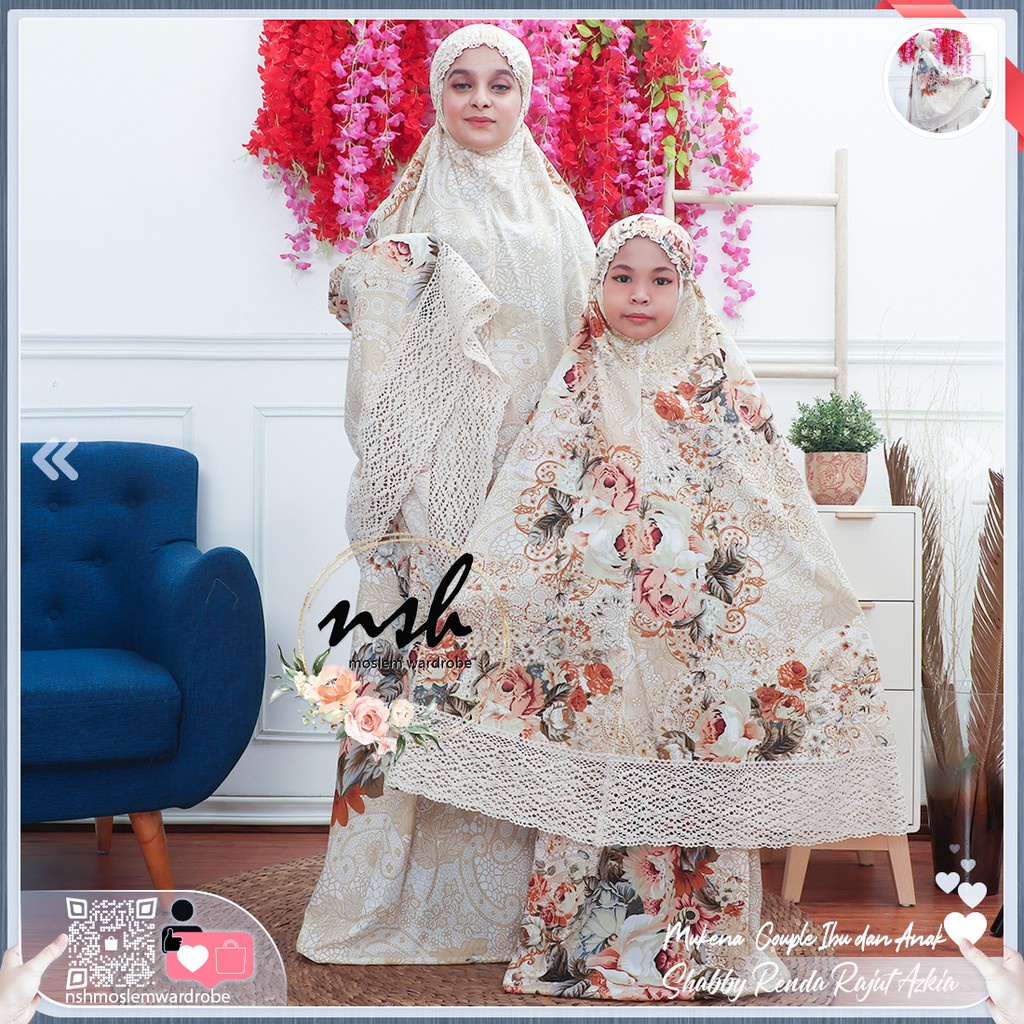 Mukena Ibu Dan Anak Couple Terbaru 2022 Motif Polkadot Rayon Premium Mekena Perempuan Tanggung [] Mu