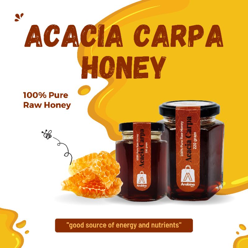 Arabina Madu Hutan Murni Asli Grade A Nektar Akasia Raw Honey Original