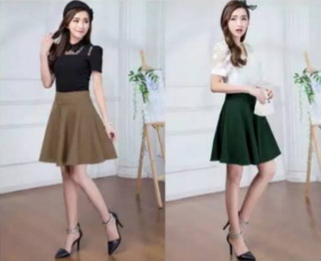 Rok Pendek Dewasa Bahan Scuba Premium