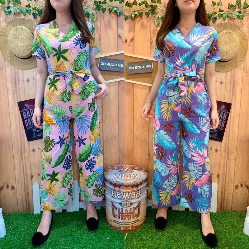 JUMPSUIT PALMY KIMONO POPLIN 3548-204