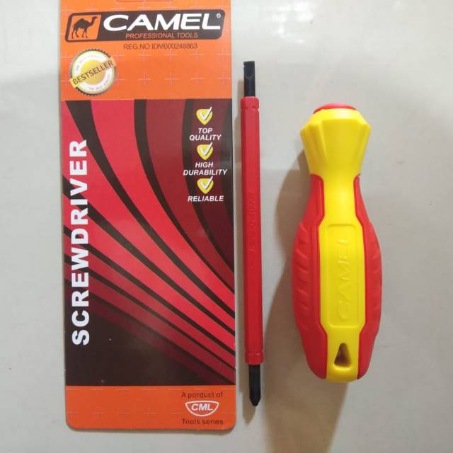 SCREWDRIVER/OBENG BB CAMEL 1000-VOLT 8,5&quot;