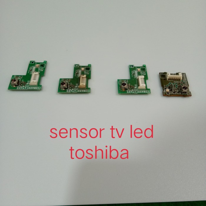 sensor remot ir tv led toshiba