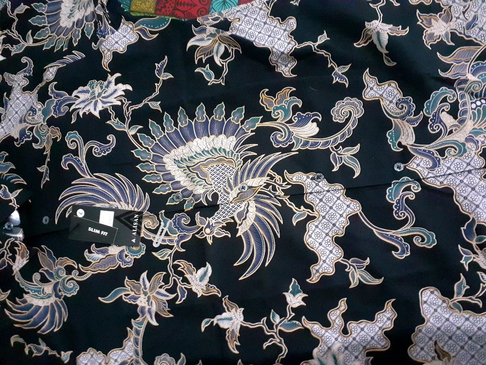 Kemeja Batik Pria Lengan Panjang Slim Fit Batik Pria Lengan Panjang Modern