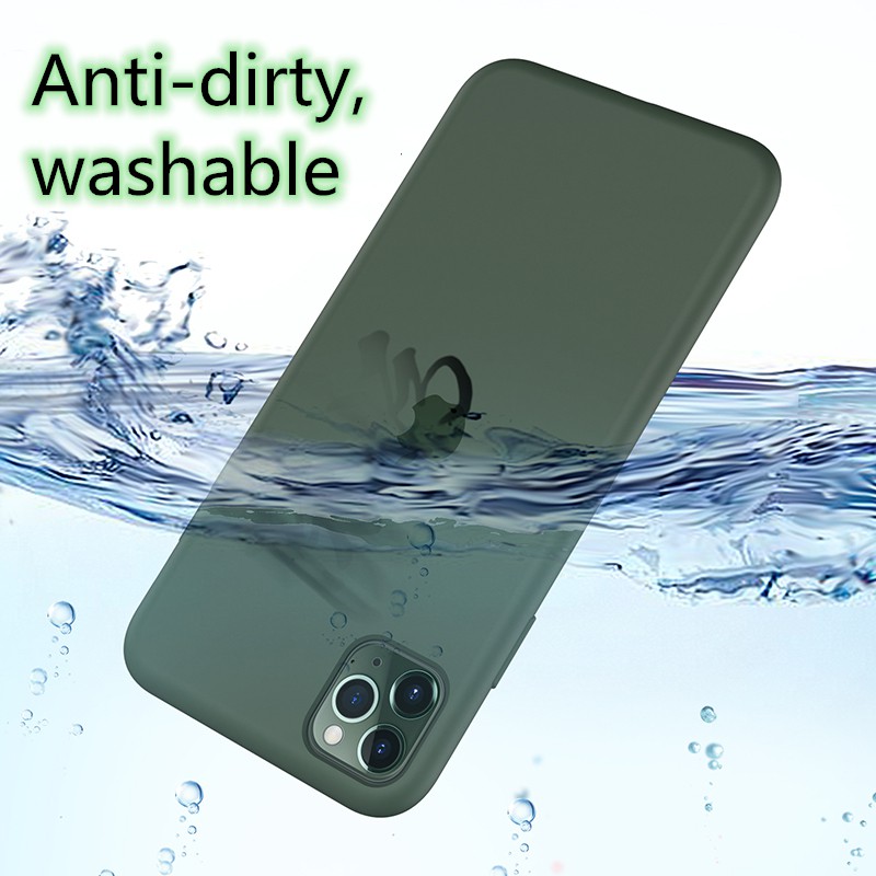Casing Soft Case Silikon Warna Polos untuk compatible for iPhone  12 13 11 / 11 / 11pro max xs xr 7 8 plus
