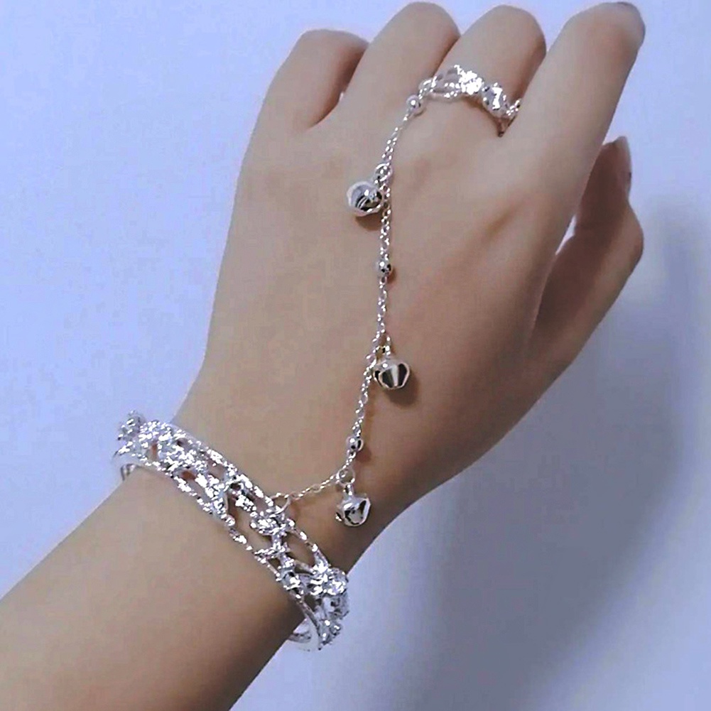 Gelang Cincin Model Terbuka Desain Kupu-Kupu Adjustable Untuk Wanita