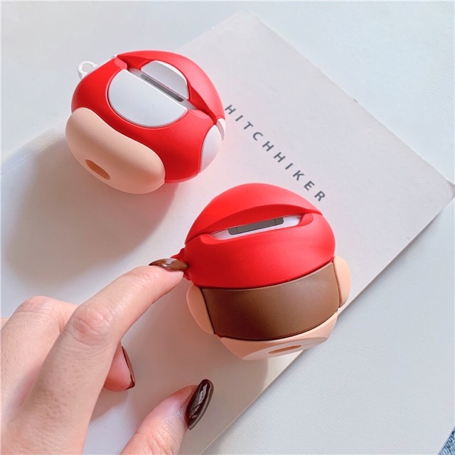AIRPODS CASE PRO 1 2 MARIO MICKEY MINIE Badzmaru DINO KARAKTER KARTUN LUCU