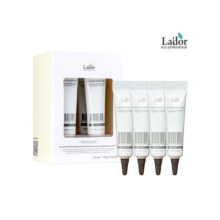 LADOR Scalp Scaling Spa Ampoule - Perawatan Pembersih Kulit Kepala Berminyak Gatal Rambut Ketombe