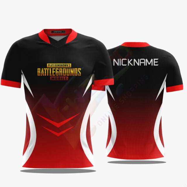 Custom baju jersey gaming