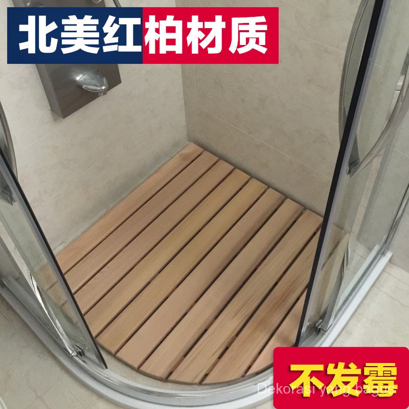 Baru Berbentuk Kipas Lantai Kamar Mandi Kayu Lantai Mat Non Slip Tikar Kamar Mandi Lantai Kayu Tahan Air Anti Slip Gratis Pengiriman Ajff Shopee Indonesia