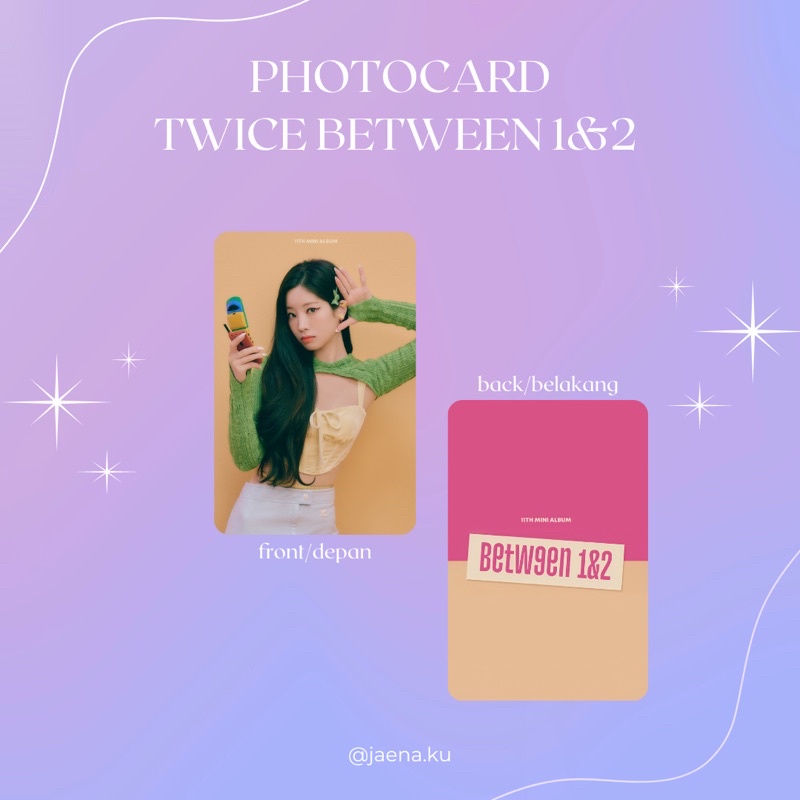 [TWICE] PHOTOCARD TWICE BETWEEN 1&amp;2 ‼️BACA DESKRIPSI‼️