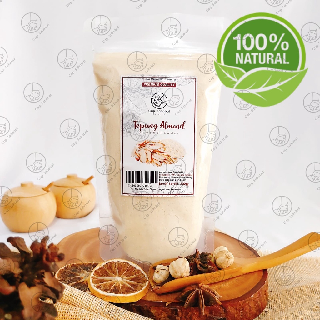 250gr Tepung Almond  / Almond Powder / Rempah / JSR 100% PREMIUM QUALITY