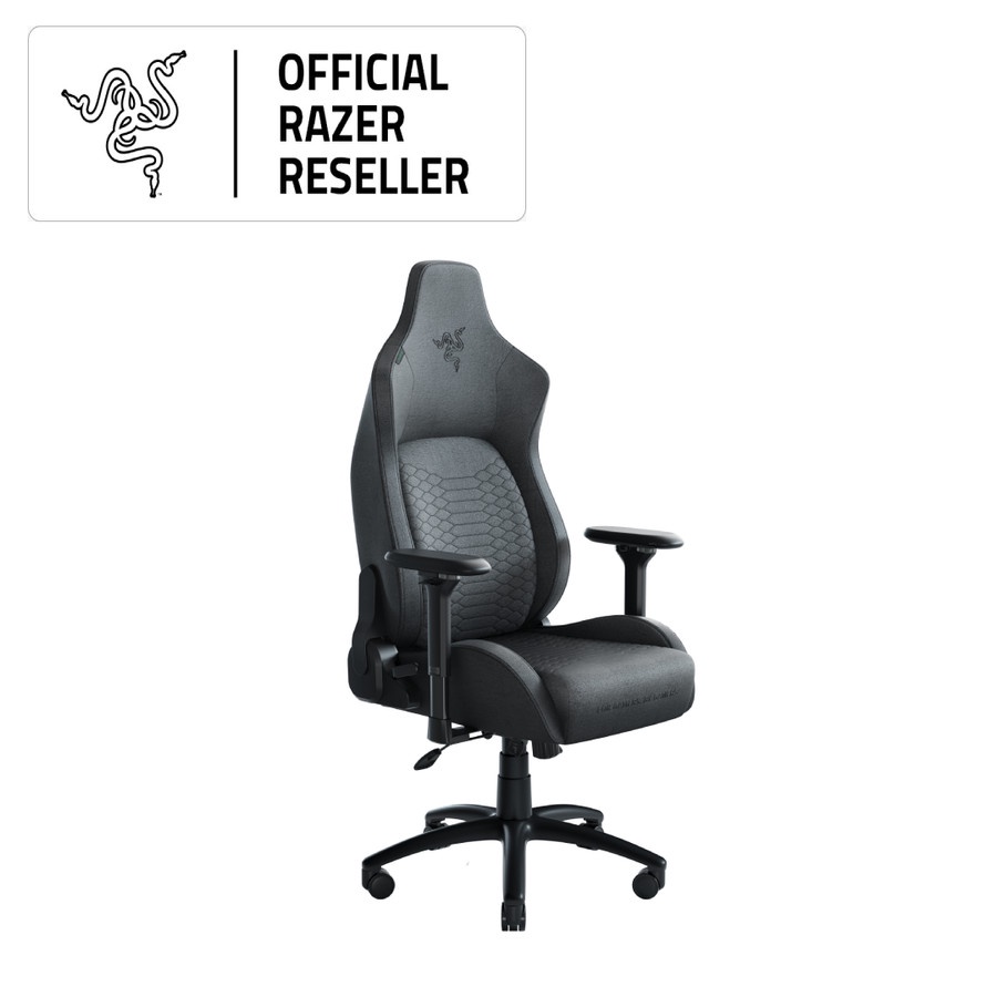 Razer Iskur Dark Gray - Fabric / Gaming Chair Original / Kursi Gaming