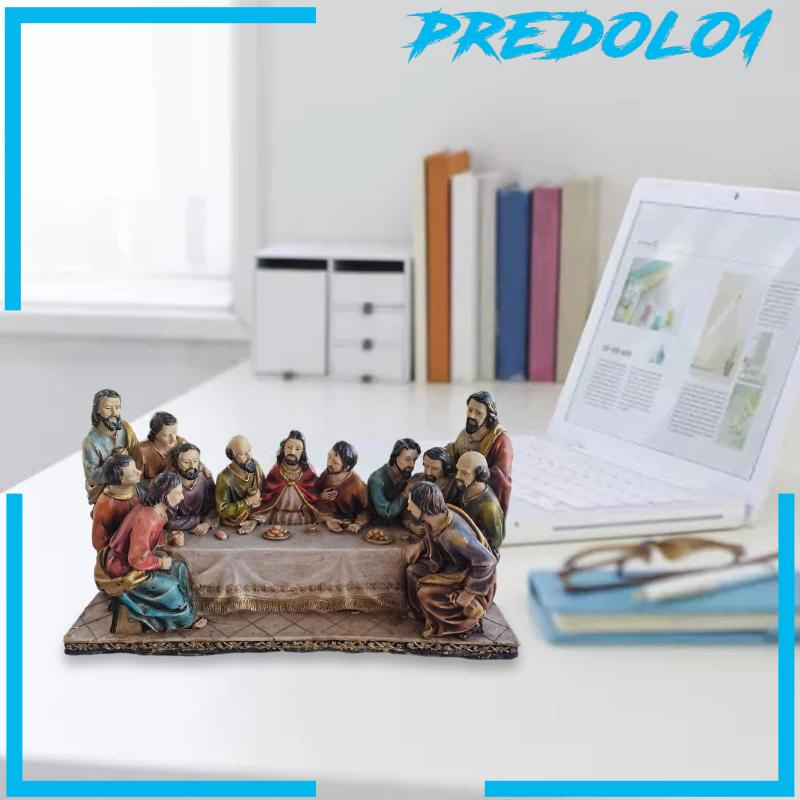 (Predolo1) Patung Resin The Last Supper Untuk Dekorasi Kamar Tidur