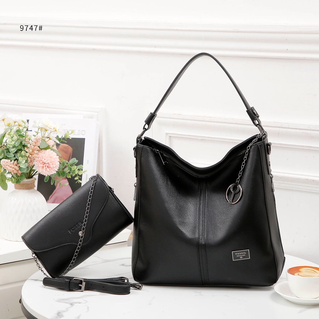 Tas Leather With SlingBag Hobo Shoulder Bag #9747