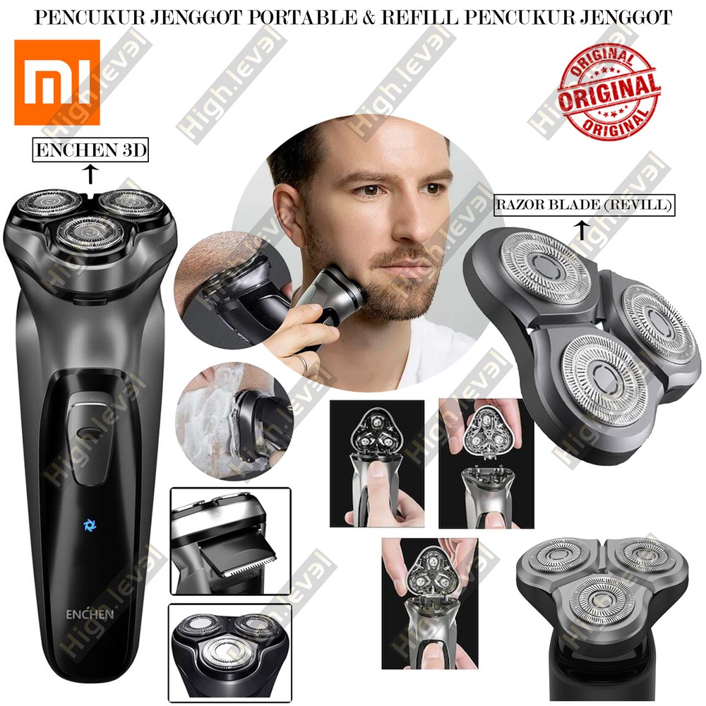 XIAOMI MIJIA ENCHEN 3D ELECTRIC SHAVER USB / PENCUKUR