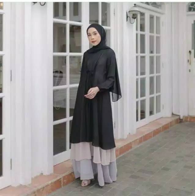 Heima dress baju gamis pakaian wanita fashion muslim