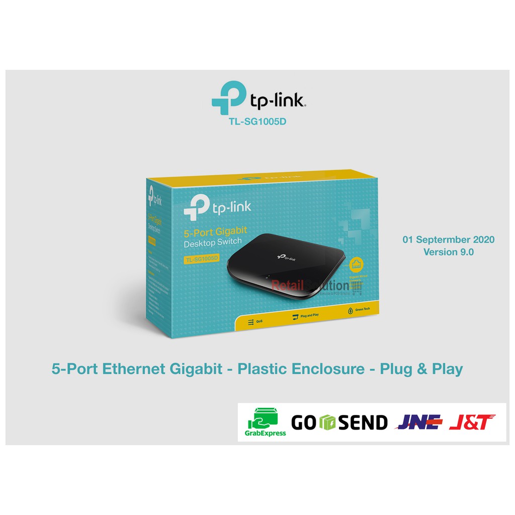 TPLINK TLSG1005D - Switch 5 Port Gigabit Auto MDI MDIX TL-SG1005D