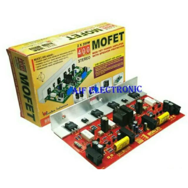 Kit Power Amplifier MOFET 400W Stereo