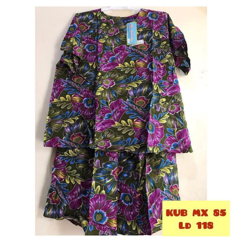 SETELAN WANITA MAXI 85 KENCANA UNGU LABEL BIRU SUPER