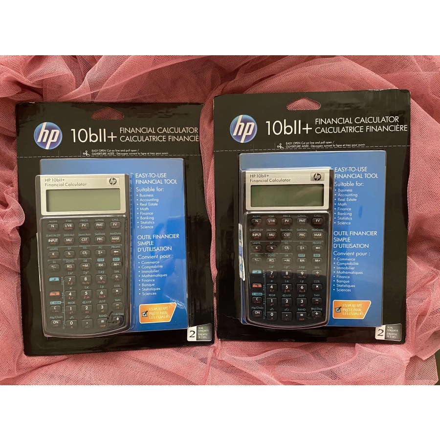 

READY Kalkulator Calculator Financial Finance Hewlett Packard HP 10bii+ 10b 10bii 10 b ii + Plus