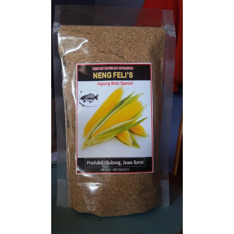 Umpan Ikan Mas Khusus Galapung - Pelet Neng Feli's Jagung Bolu