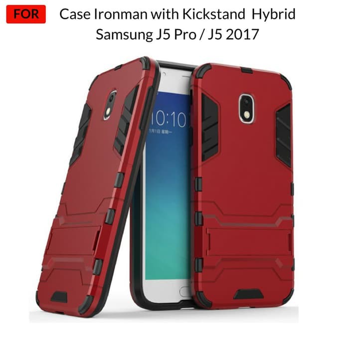 Case Samsung J5 Pro / J5 2017 Case Ironman with Kickstand