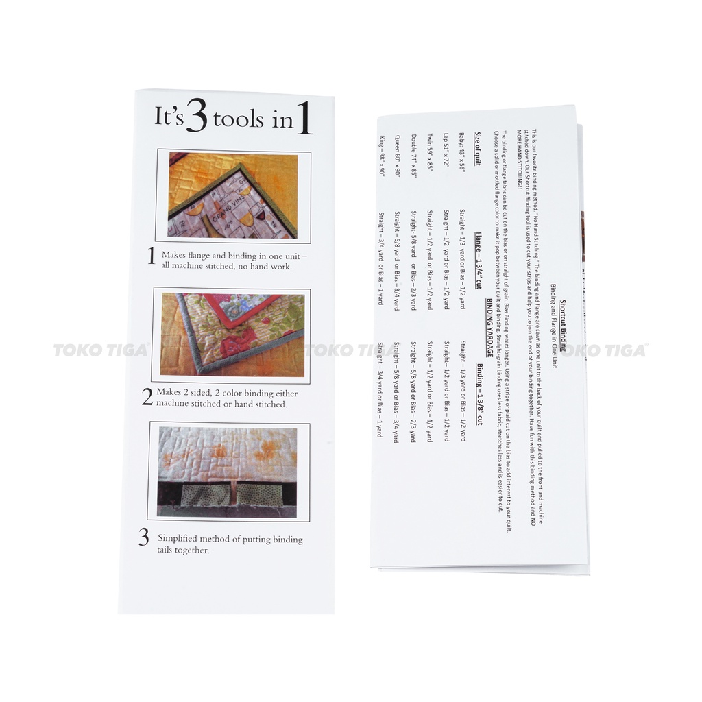 Penggaris Patchwork Jelly Roll / Block Quilting Ruler (LCR01)