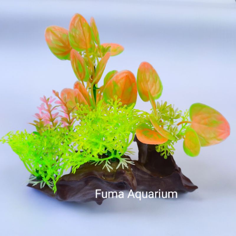 Tanaman Plastik Hiasan Dekorasi Aquarium Aquascape SAKKAI PRO No.22 E