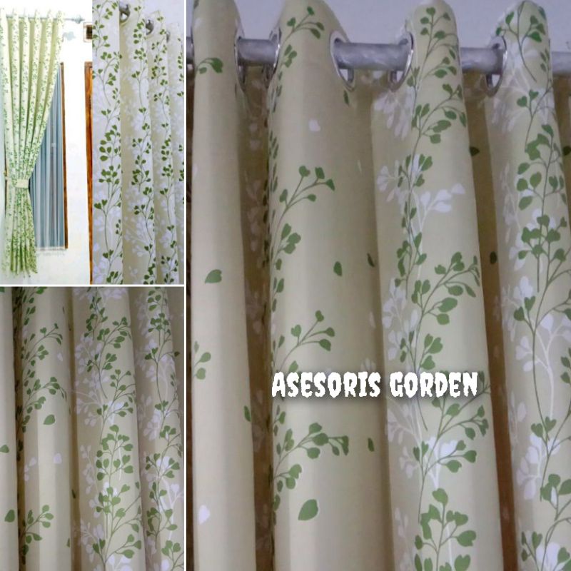 Gorden jendela Gorden pintu model bolongan ring smokring