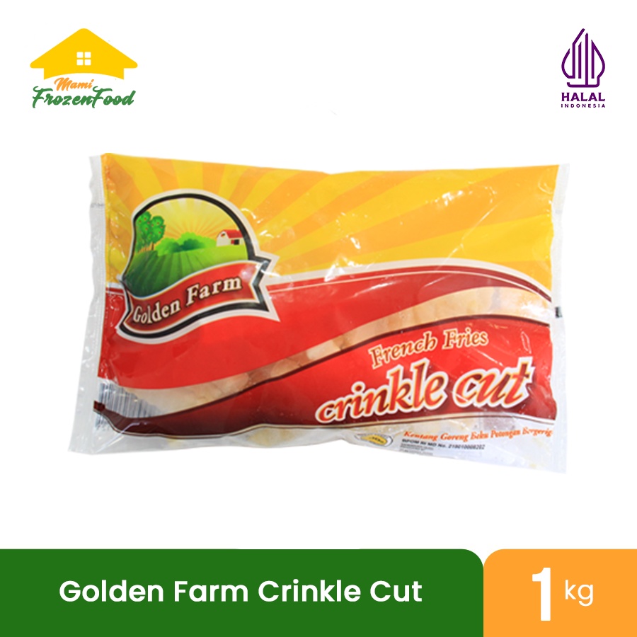 

Goldenfarm Kentang Goreng Crinkle Cut (1kg)