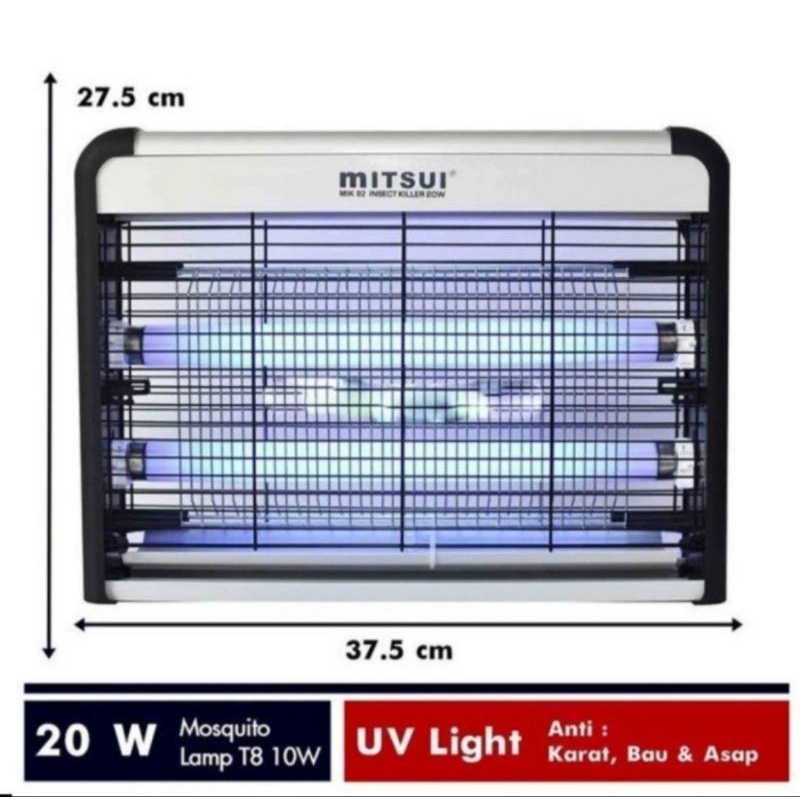 Insect Killer / Lampu Nyamuk UV Pembunuh Serangga 20 Watt MITSUI