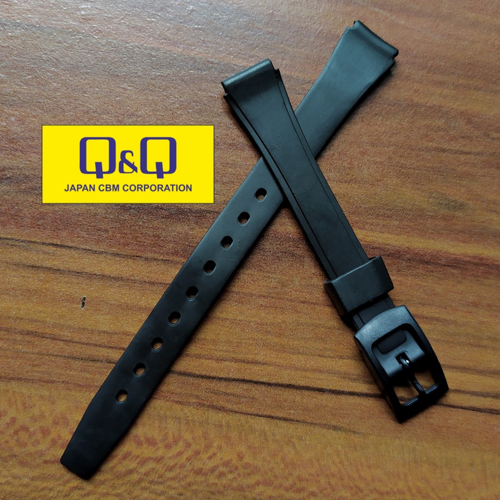 Strap Tali Rubber Karet 12mm Q&amp;q Qq Qnq Strap 12mm.