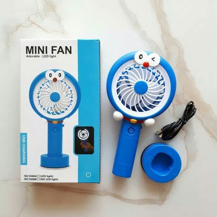 [NEW] Kipas Angin Mini Genggam Karakter / Mini Fan Portable With LED Light