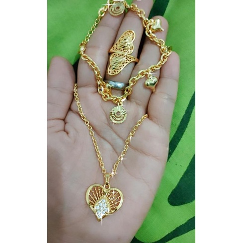 set perhiasan dewasa bahan koin 91