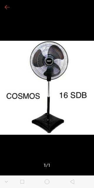 Kipas angin berdiri Cosmos 16 SDB / SDA